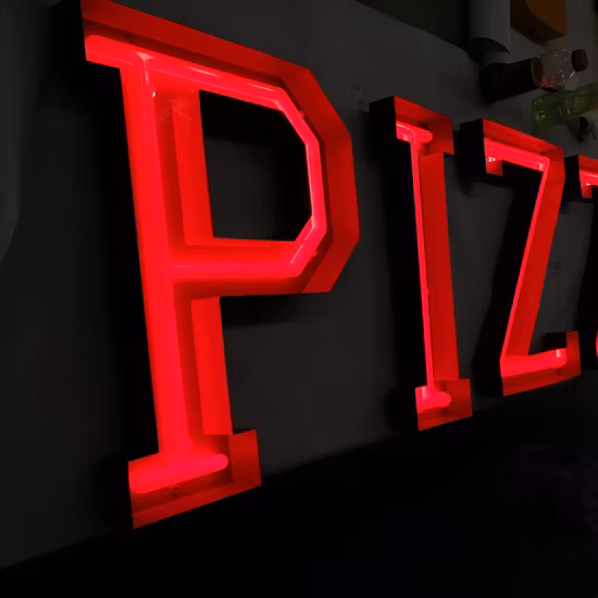 Neon Windows Display Modern LED Letters Illuminated 12V Signs Channel Letter
