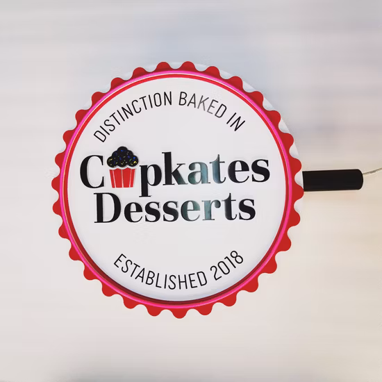 Großhandel Werbung Push Through Light Box Maßgeschneidertes Klingenschild für die Ladendekoration