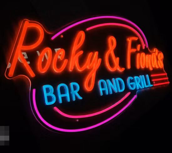 LED Display Neon Silikon Kunstbeleuchtung Neon Fensterdekoration Neon