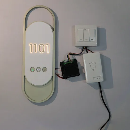 Digitales LED-Schild mit Hotelzimmernummer