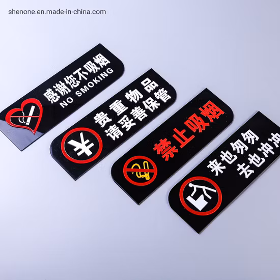 Shenone Custom Edelstahl Metall Messing Nummernständer VIP Reserviert Tischschild für Hotel für Restaurant Speisesaal