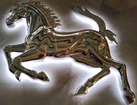 Großhandel China Factory Frontlit Custom Illuminated Logo Business Signs Metal Letter Electronic Front Lit Signage Beleuchtete Hersteller LED Channel Letters